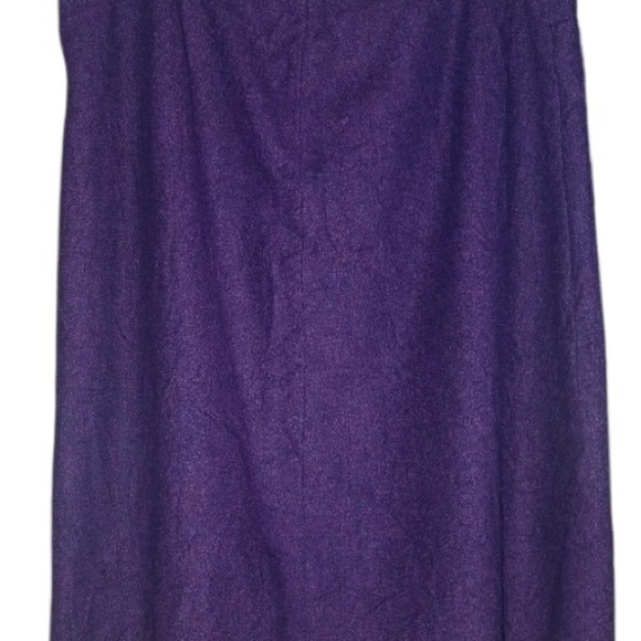 Kasper Elegant Purple Women's Midi Skirt SZ 16W - Picture 2 of 6